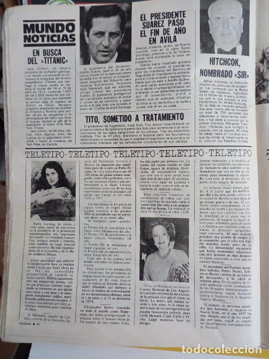 Coleccionismo de Revistas y Peri&oacute;dicos: SHERRY LANSING OLIVIA DE HAVILLAND ADOLFO SUAREZ ALFRED HITCHCOCK