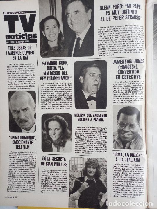 Collectionnisme de Revues et Journaux: MELISSA SUE ANDERSON LA CASA DE LA PRADERA GLENN FORD LAURENCE OLIVIER RAYMOND BURR