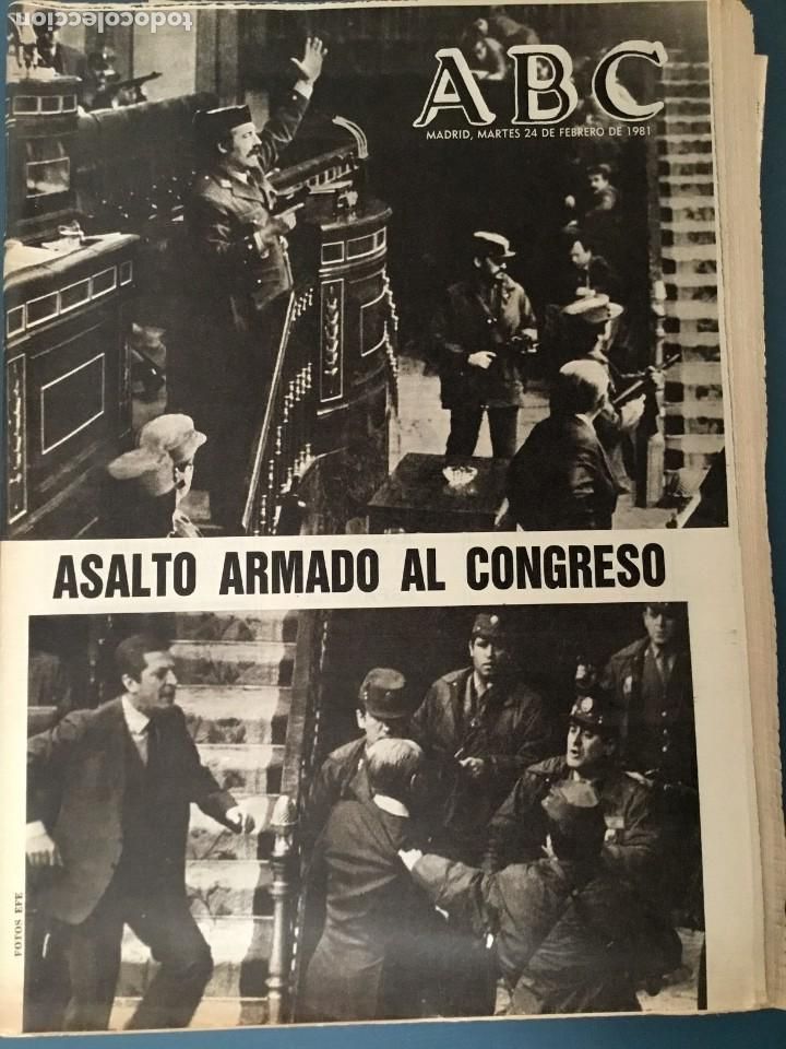 Collection Magazines and Newspapers: PERIODICO ABC 24.02.1981: ASALTO ARMADO AL CONGRESO