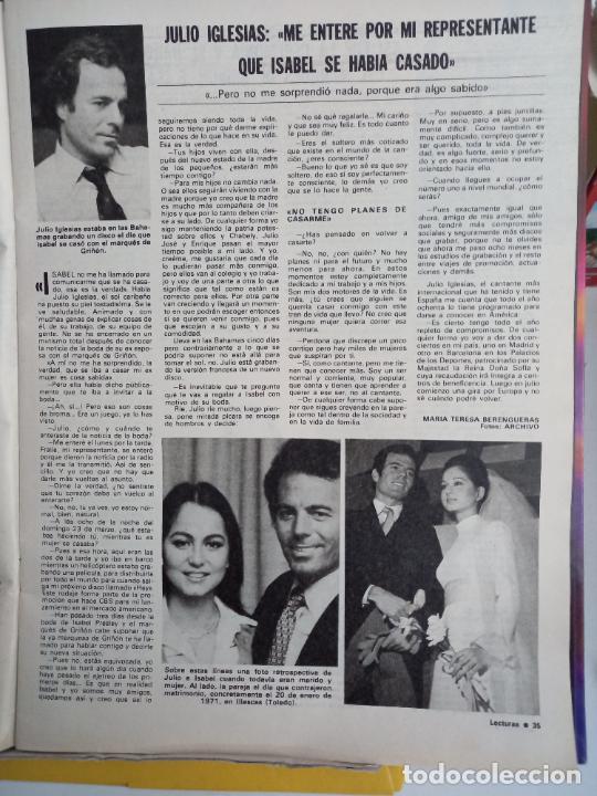 Coleccionismo de Revistas y Peri&oacute;dicos: julio iglesias sobre la boda de isabel preysler y carlos falco