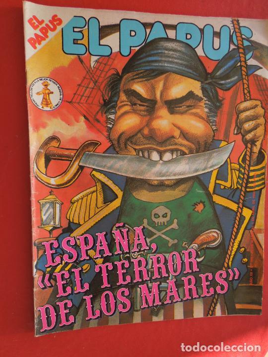 Coleccionismo de Revistas y Peri&oacute;dicos: EL PAPUS REVISTA SATIRICA N&ordm; 515- ABRIL 1984 - ESPA&Ntilde;A EL TERROR DE LOS MARES