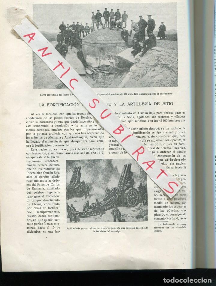 Coleccionismo de revistas y peri&oacute;dicos: IBERICA 108 A&Ntilde;O 1916 FORTIFICACIONES EN LA PRIMERA GUERRA MUNDIAL LIEJA ECLIPSE DEL 3 FEBRERO