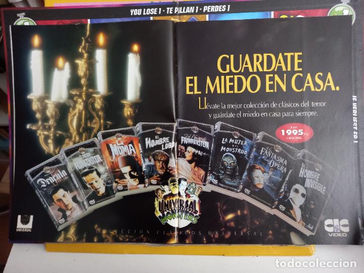 Coleccionismo de Revistas y Peri&oacute;dicos: ANUNCIO MONSTRUOS UNIVERSAL DRACULA FRANKSTEIN LA MOMIA EL HOMBRE LOBO BOTIS KARLOFF