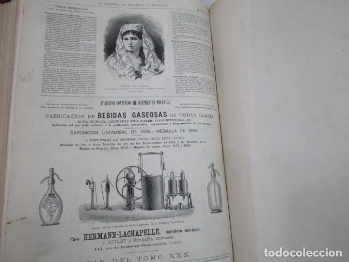 Coleccionismo de Revistas y Periódicos: LA ILUSTRACIÓN ESPAÑOLA Y AMERICANA - AÑO 1880 - COMPLETO EN 1 VOLUMEN - ENVÍO GRATIS, BUEN ESTADO + - Foto 3 - 312277303