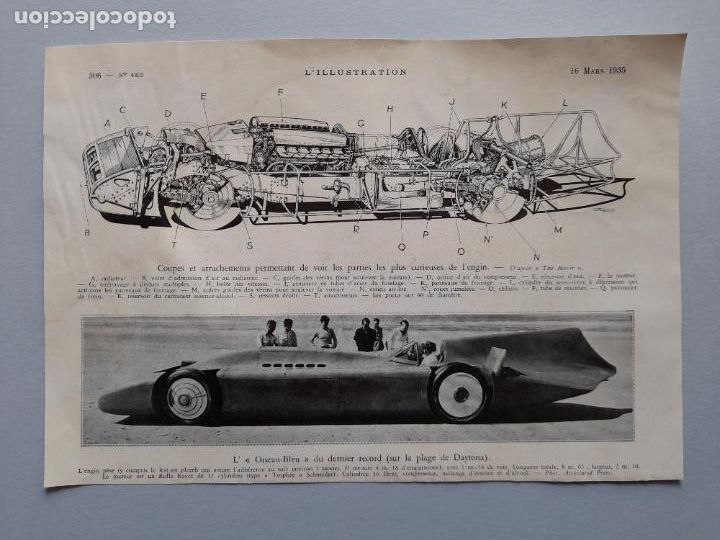 Collection Magazines and Newspapers: L&Aacute;MINA ANTIGUA COCHE L'OISEAU BLEU. L'Illustration, 16 de marzo de 1935