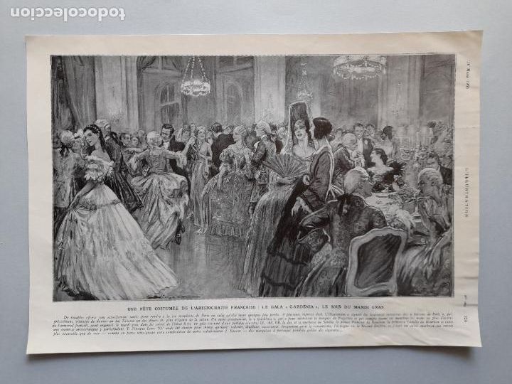 Collection Magazines and Newspapers: L&Aacute;MINA ANTIGUA FIESTA ARISTOGRACIA GALA GARD&Eacute;NIA. L'Illustration, 16 de marzo de 1935