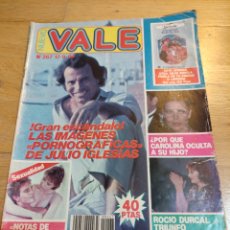 Coleccionismo de Revistas y Periódicos: REVISTA NUEVO VALE DE 1984 JULIO IGLESIAS ROCÍO DÚRCAL CAROLINA DE MÓNACO