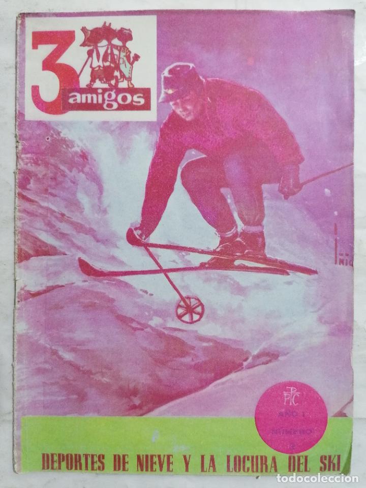 3 AMIGOS, AÑO I Nº 3, AÑO 1957 (Coleccionismo - Revistas y Periódicos Modernos (a partir de 1.940) - Otros)