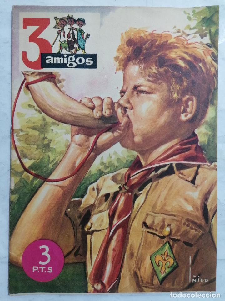 3 AMIGOS, Nº 12, AÑO 1958 (Coleccionismo - Revistas y Periódicos Modernos (a partir de 1.940) - Otros)