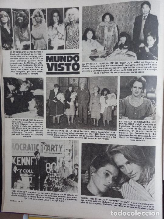 Coleccionismo de Revistas y Peri&oacute;dicos: geraldine chaplin dominique sanda josep tarradellas jane fonda bo derek deborah harris jill claubour