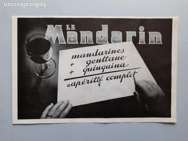 Collection Magazines and Newspapers: PUBLICIDAD ANTIGUA LE MANDARIN. L'Illustration, 23 de marzo de 1935
