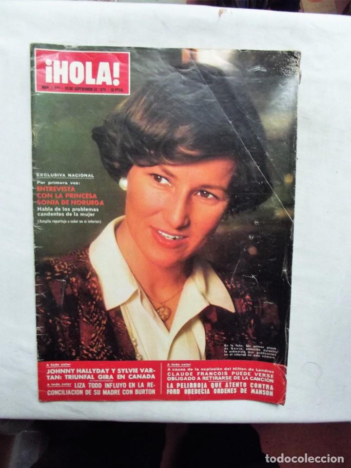 Coleccionismo de Revistas y Peri&oacute;dicos: REVISTA HOLA N&ordm; 1621 SEPTIEMBRE DE 1975 SONIA DE NORUEGA