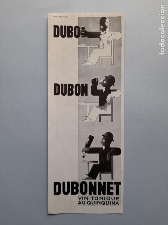 Collection Magazines and Newspapers: PUBLICIDAD ANTIGUA DUBBONET. L'Illustration, 2 de marzo de 1935