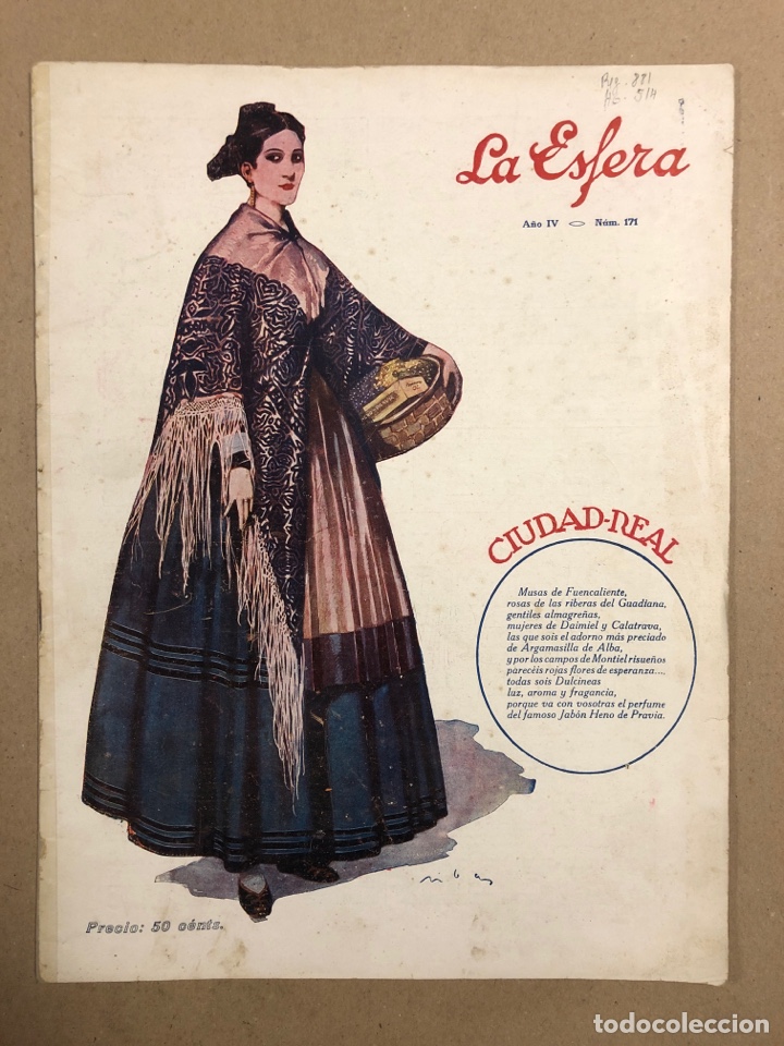 Coleccionismo de revistas y peri&oacute;dicos: LA ESFERA (ILUSTRACI&Oacute;N MUNDIAL) N&deg; 171 (1917). CIUDAD REAL