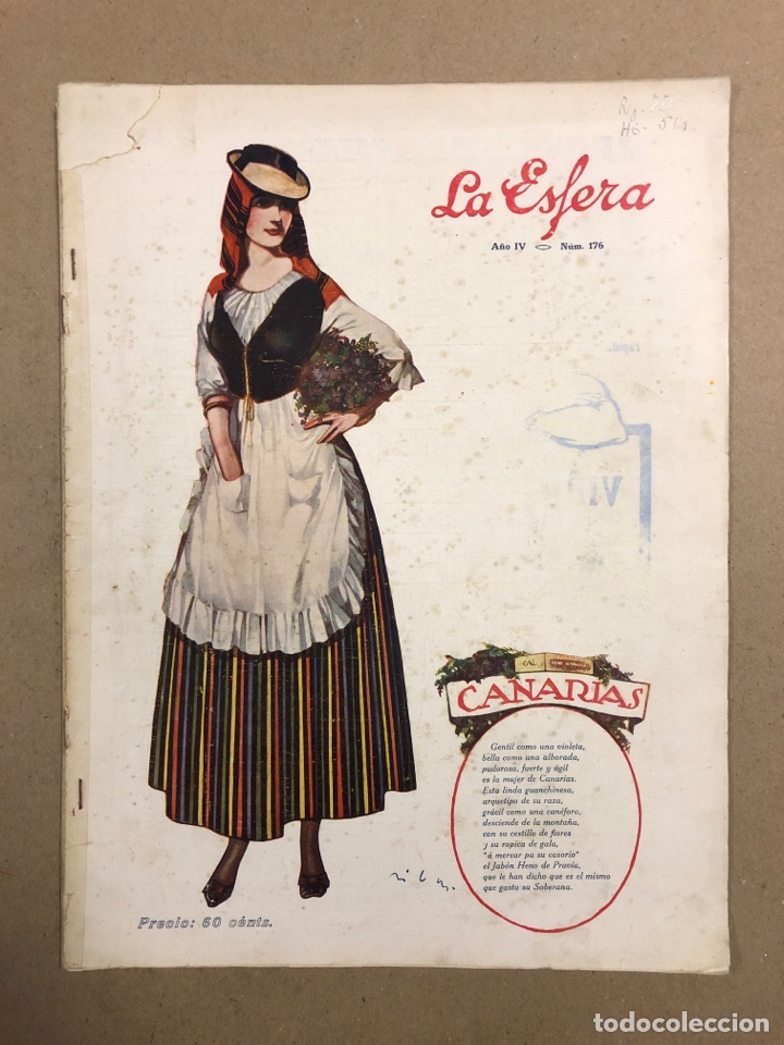 Collection Magazines and Newspapers: LA ESFERA (ILUSTRACI&Oacute;N MUNDIAL) N&deg; 176 (1917). CANARIAS.