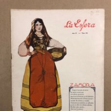 Coleccionismo de Revistas y Periódicos: LA ESFERA (ILUSTRACIÓN MUNDIAL) N° 186 (1917). ZAMORA.