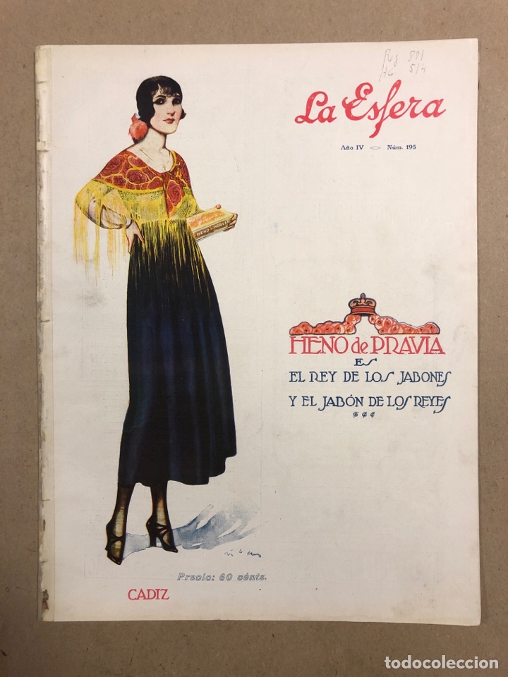 Coleccionismo de Revistas y Peri&oacute;dicos: LA ESFERA (ILUSTRACI&Oacute;N MUNDIAL) N&deg; 195 (1917). C&Aacute;DIZ.