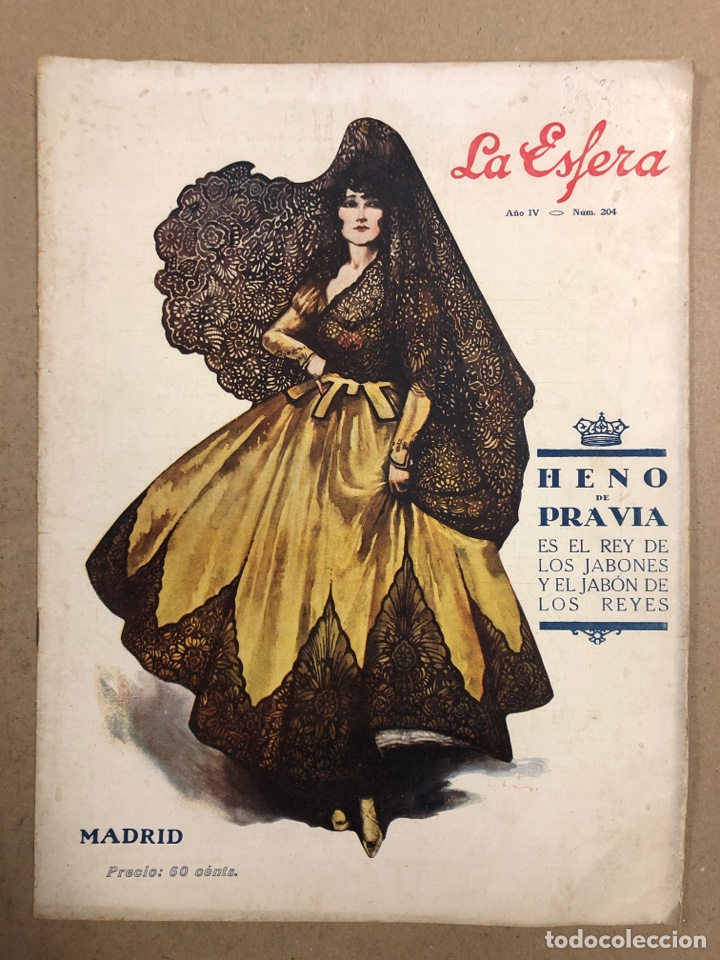Coleccionismo de Revistas y Peri&oacute;dicos: LA ESFERA (ILUSTRACI&Oacute;N MUNDIAL) N&deg; 204 (1917). MADRID.