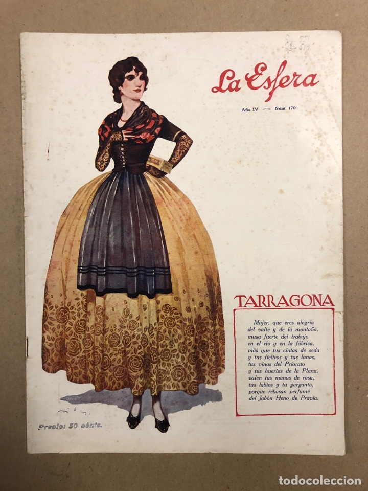Collection Magazines and Newspapers: LA ESFERA (ILUSTRACI&Oacute;N MUNDIAL) N&deg; 170 (1917). TARRAGONA.