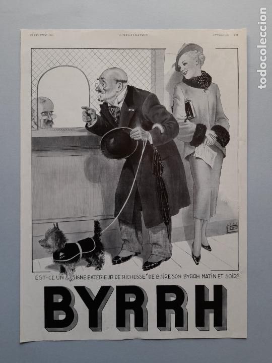 Collection Magazines and Newspapers: PUBLICIDAD ANTIGUA VERMUT BYRRH. L'Illustration, 23 de febrero de 1935