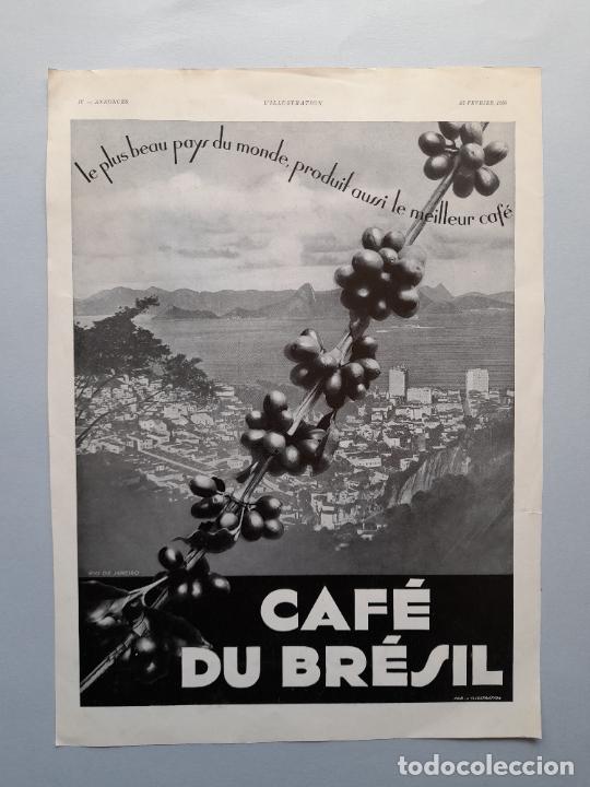 Collection Magazines and Newspapers: PUBLICIDAD ANTIGUA CAF&Eacute; DU BR&Eacute;SIL. L'Illustration, 23 de febrero de 1935