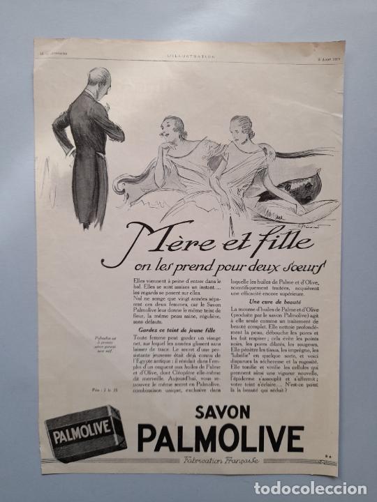 Collection Magazines and Newspapers: PUBLICIDAD ANTIGUA JAB&Oacute;N PALMOLIVE. L'Illustration, 8 de agosto de 1925