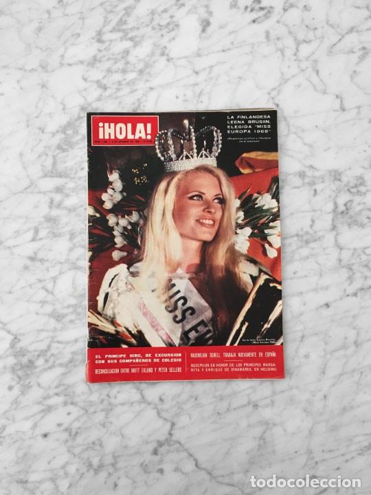 Collezionismo di Riviste e Giornali: HOLA - 1968 - LEENA BRUSIIN, MISS EUROPA, JOSEFINA BAKER, CATHERINE SPAAK, BRITT EKLAND, ANA ASLAN