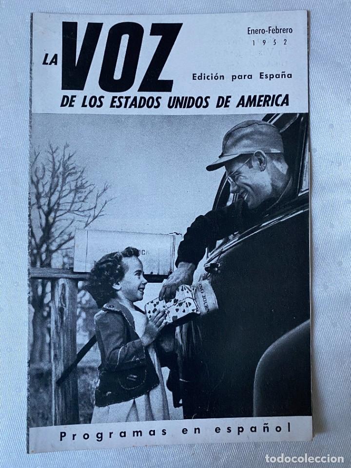 Collectionnisme de Revues et Journaux: LA VOZ DE LOS ESTADOS UNIDOS DE AMERICA ENERO-FEBRERO 1952 DECIMO ANIVERSARIO