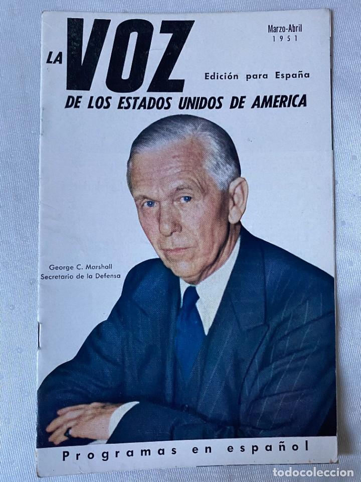 Collectionnisme de Revues et Journaux: LA VOZ DE LOS ESTADOS UNIDOS DE AMERICA MARZO-ABRIL 1951 RADIO