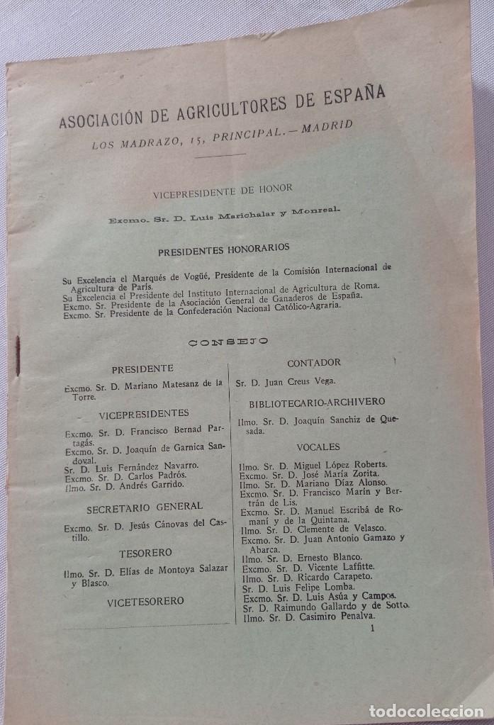 Collection Magazines and Newspapers: BOLETIN DE LA ASOCIACION DE AGRICULTORES DE ESPA&Ntilde;A 1936.