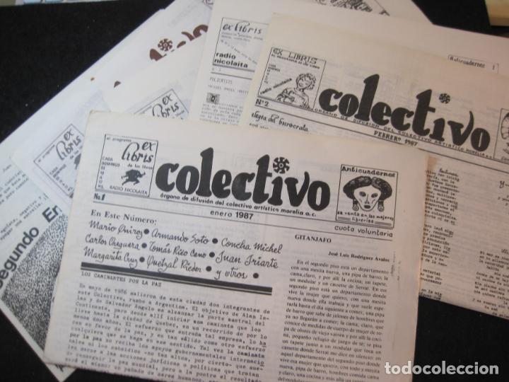 Coleccionismo de revistas y peri&oacute;dicos: COLECTIVO-ORGANO DIFUSION COLECTIVO ARTISTICO MORELIA-LOTE PRIMEROS 6 NUMEROS 1987-(K-5453)