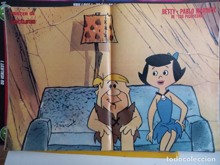 Coleccionismo de Revistas y Peri&oacute;dicos: posters los picapiedras anuncio pa&ntilde;ales ausonia spontex fregona