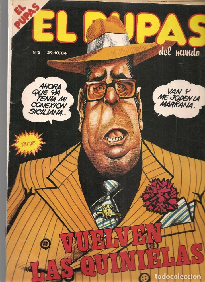 Coleccionismo de Revistas y Peri&oacute;dicos: EL PUPAS DEL MUNDO. N&ordm; 2. VUELVEN LAS QUINIELAS. 29/10/84. (ST/.3)