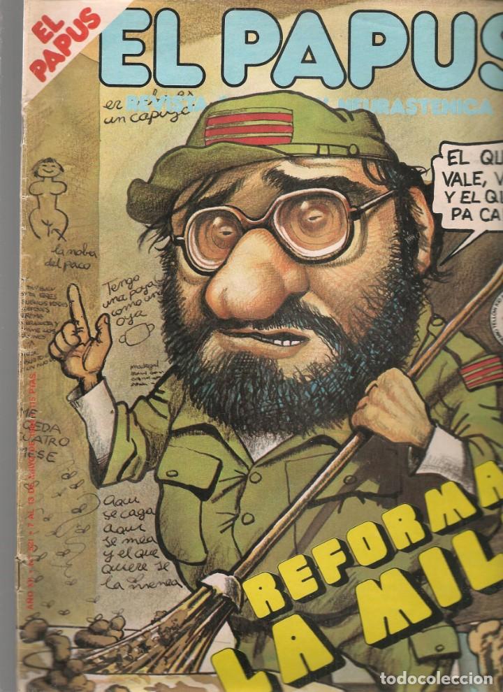 Coleccionismo de Revistas y Peri&oacute;dicos: EL PAPUS. N&ordm; 521. REFORMAN LA MILI. 13 MAYO 1984. (ST/.3)