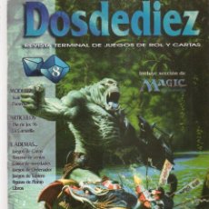 Coleccionismo de Revistas y Periódicos: DOSDEDIEZ. Nº 8. REVISTA TERMINAL DE JUEGOS DE ROL Y CARTAS. JULIO, 1996.(ST/B14.1). Lote 313336973