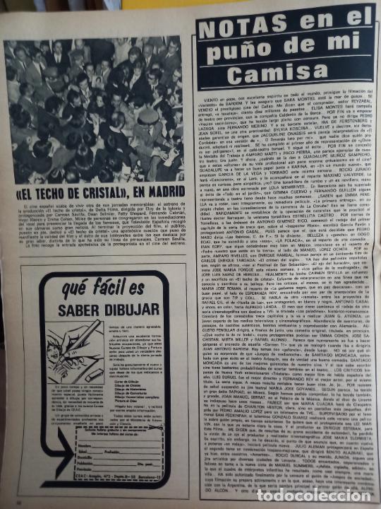 Coleccionismo de Revistas y Peri&oacute;dicos: carmen sevilla el techo de cristal estreno