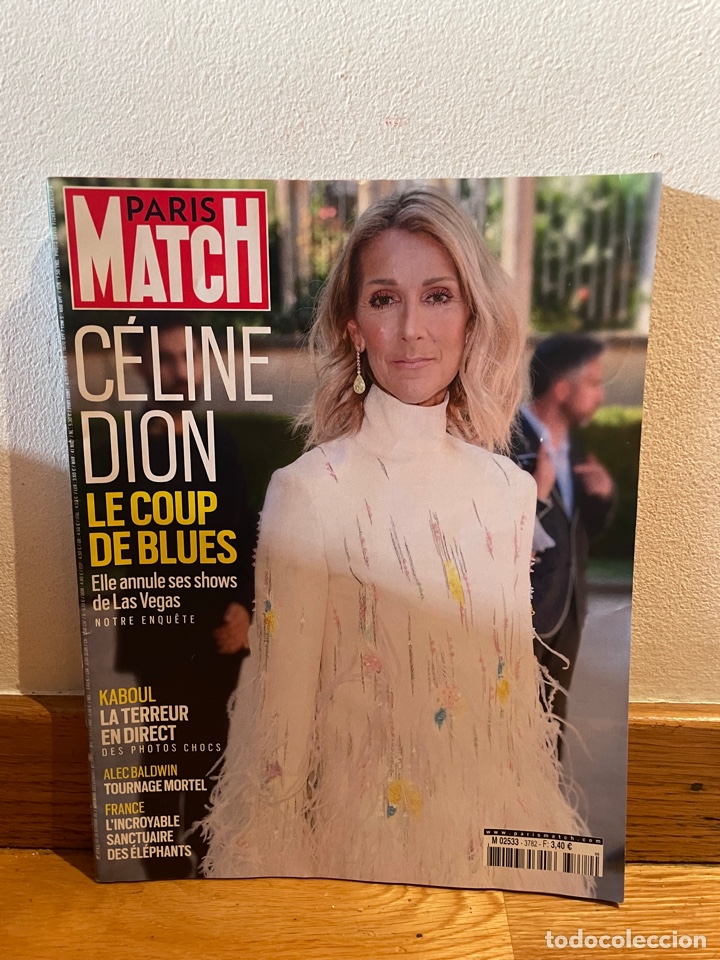 Coleccionismo de Revistas y Peri&oacute;dicos: Paris Match n&uacute;mero 3782 C&eacute;line Dion