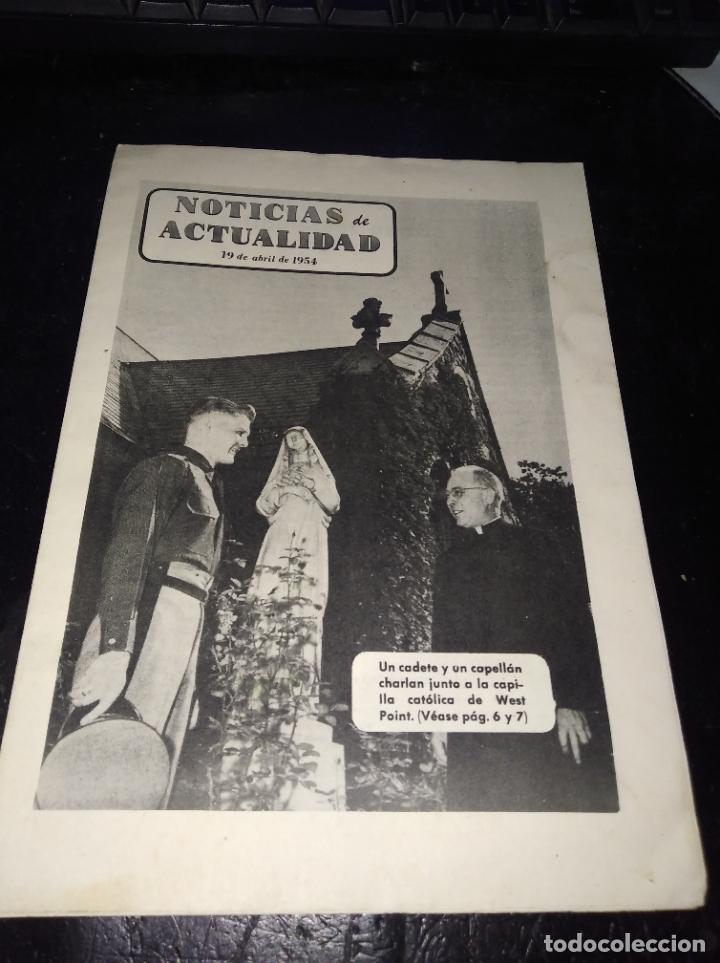 Colecionismo de Revistas e Jornais: NOTICIAS DE ACTUALIDAD N&ordm; 13 VOL V ABRIL 1954 PUBLICADO POR LA CASA AMERICANA
