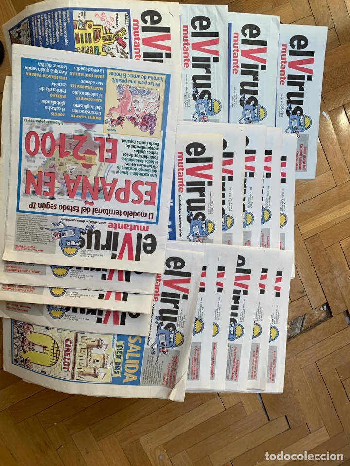 Coleccionismo de Revistas y Peri&oacute;dicos: El virus mutante revista humor 19 ejemplares