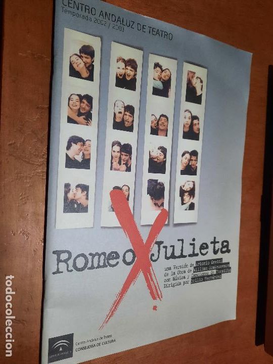 Coleccionismo de revistas y peri&oacute;dicos: ROMEO X JULIETA. LIBRETO OBRA DE TEATRO. CENTRO ANDALUZ DE TEATRO. GRAPA. BUEN ESTADO. caj. 129