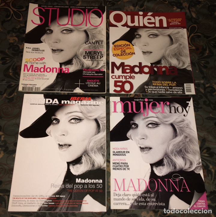 Coleccionismo de Revistas y Peri&oacute;dicos: MADONNA LOTE DE 4 REVISTAS HARD CANDY 2008 NUEVAS