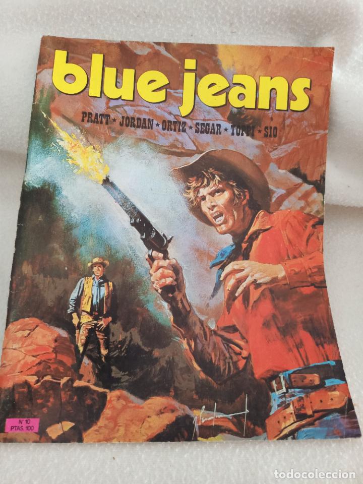 Coleccionismo de Revistas y Peri&oacute;dicos: REVISTA. BLUE JEANS. N&ordm; 10. LOS GRANDES ARTISTAS DEL COMIC. PRATT, JORDAN, ORTIZ. VER SUMARIO