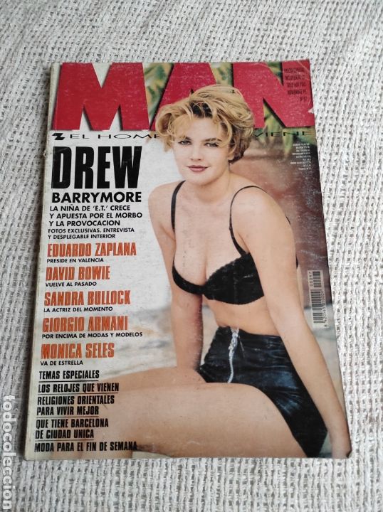 Coleccionismo de revistas y peri&oacute;dicos: MAN N&ordm; 97 NOVIEMBRE 1995 POSTER CENTRAL DESPLEGABLE: DREW BARRYMORE