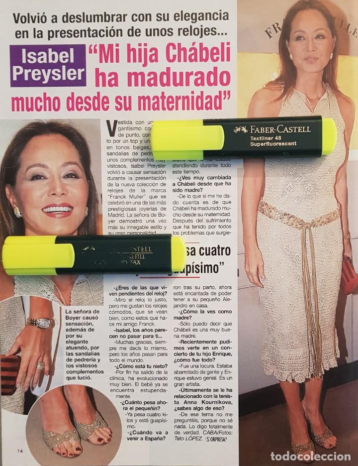 Colecionismo de Revistas e Jornais: Reportaje Isabel Preysler 03.06.2002