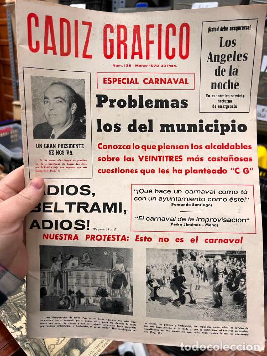Coleccionismo de Revistas y Peri&oacute;dicos: REVISTA CADIZ GRAFICO NUM. 128 - MARZO 1979 - FIESTAS TIPICAS GADITANAS CARNAVAL