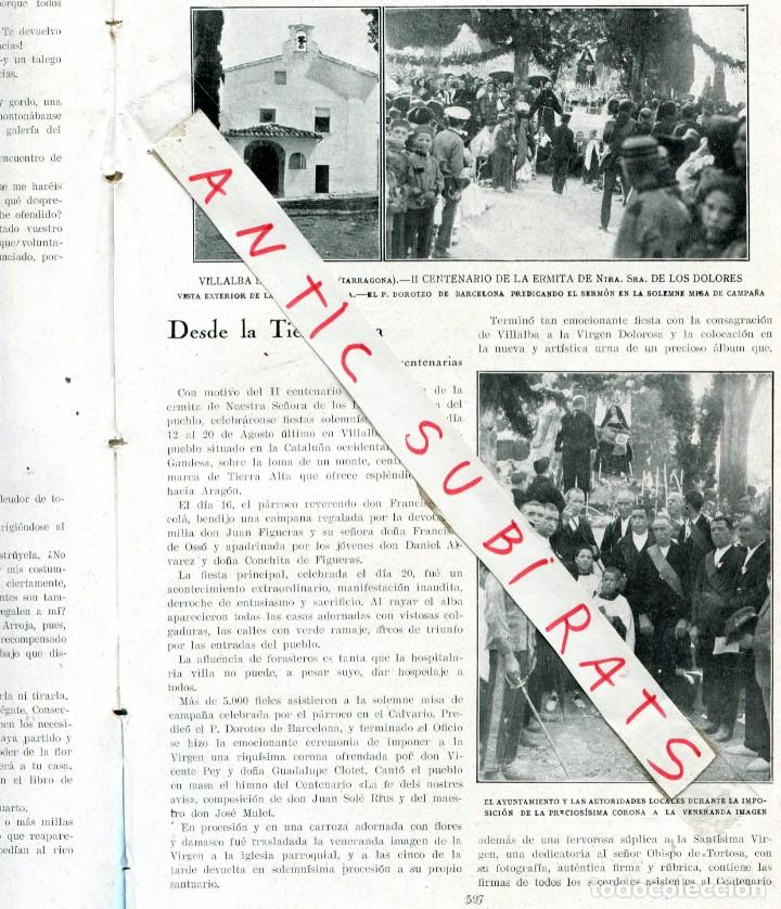 Coleccionismo de Revistas y Peri&oacute;dicos: REVISTA A&Ntilde;O 1922 VILLALBA DELS ARCS RAMON Y CAJAL PASAJES NAUFRAGIO HAMMONIA AMERICANOS EN GRANADA