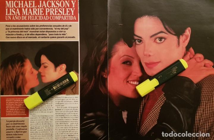 Coleccionismo de Revistas y Peri&oacute;dicos: Reportaje Michael Jackson y Lisa Marie Presley