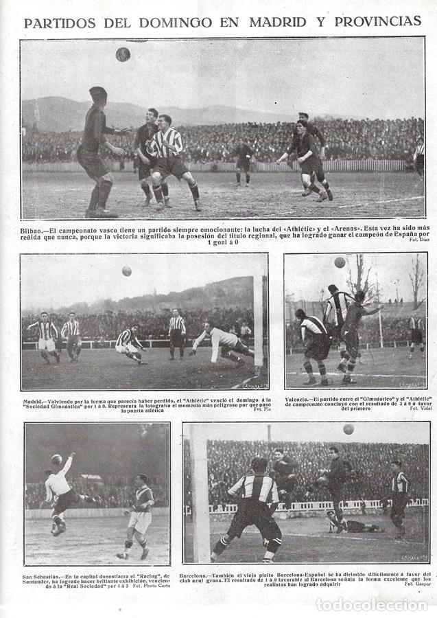 Collezionismo di Riviste e Giornali: 1924 HOJA REVISTA F&Uacute;TBOL SAN SEBASTI&Aacute;N RACING DE SANTANDER VENCE A LA REAL SOCIEDAD