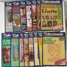 Coleccionismo de Revistas y Periódicos: 14 FASCICLES REVISTA EL COLECCIONABLE DEL CORREO CATALÁN. HISTÒRIES DE LA CLANDESTINITAT. ANTIGUA. Lote 313971658
