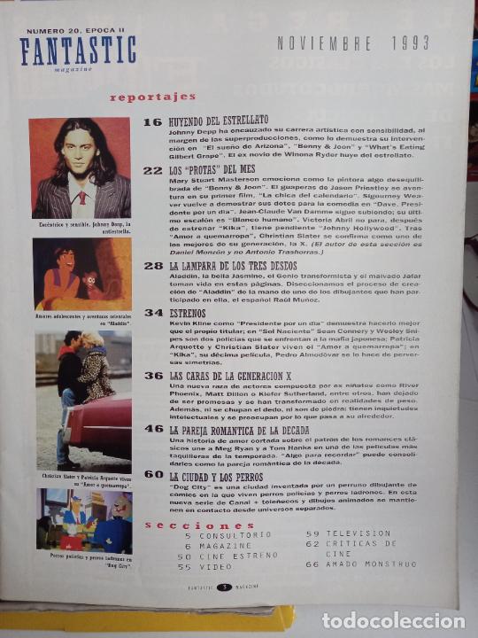 Coleccionismo de Revistas y Peri&oacute;dicos: JOHNNY DEEP CHRISTIAN SLATER DOG CITY ALADDIN